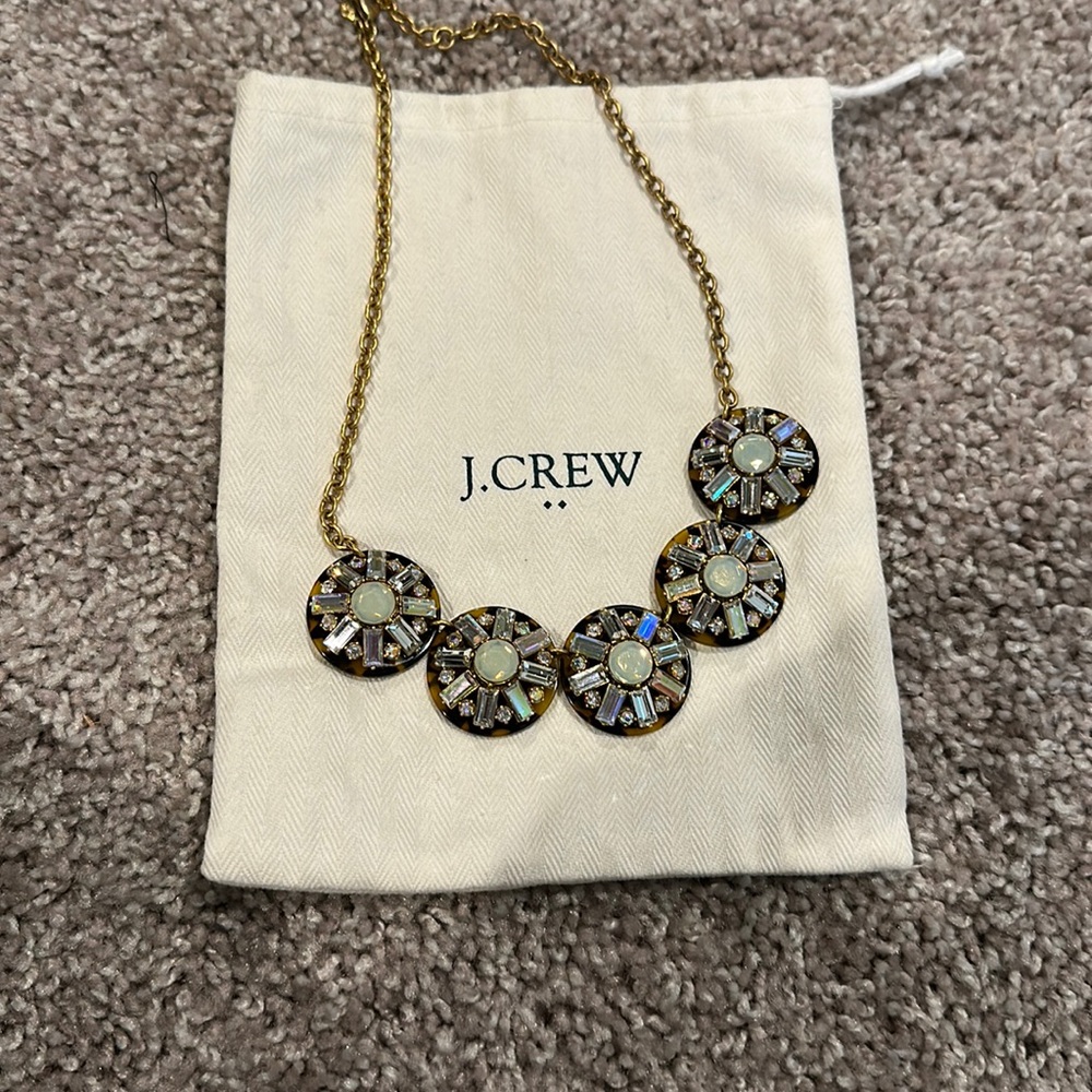 J crew gold brown and black necklace. Only worn a few times